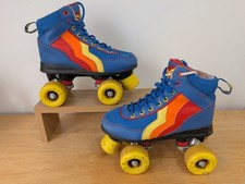 SFR RIO Roller Disco Quad Skates Blueberry Size UK 1 EUR 33 - Retro