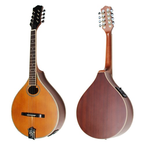 Mandola solid red pine top - solid,
