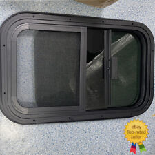 500x300mm RV Window Horizontal Slide Camper Window Waterproof Round Corner UK