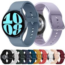 For Samsung Galaxy Watch 6 Classic Band 40 43 44 47mm Sport Silicone Gel Strap