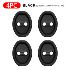 4Pcs Car Door Lock Silicone Protective Cover Buffer Damping Seal Shock Absorber
