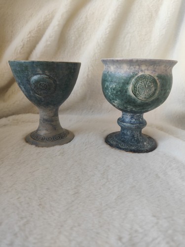 Conwy pottery goblets celtic - conwy,