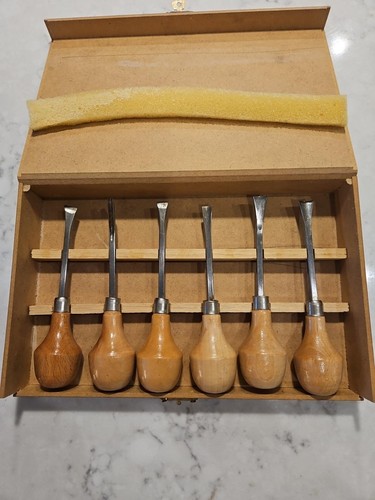 Wood carving chisel set - 6,