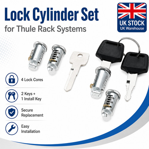 Pack lock cylinders - 4, for