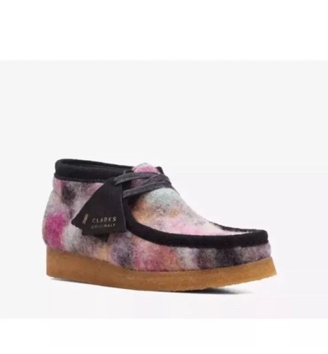 Clarks wallabee boot black - boot,