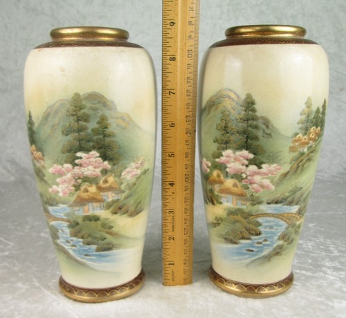 Pair c1900 antique japanese - pair,