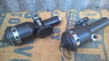 2 x Vintage Industrial Cambridge Instruments Scientific Lamp Light Parts