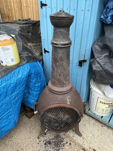 Cast iron chiminea - cast,