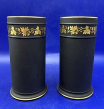 Pair of Wedgwood Black Basalt