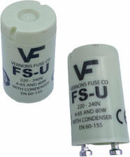 Tube Strip Light Lamp Starter Bulb FS-U 4W-65W 2 Pack 220-240V 2-5ft Tubes