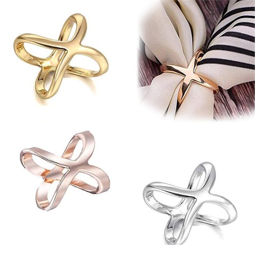 Shaped scarf clip - shaped,