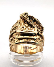 9CT YELLOW SOLID GOLD SADDLE
