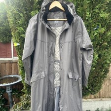 Jack Murphy long/ hooded Ladies Waterproof Lined Rain Coat Beige  UK 12