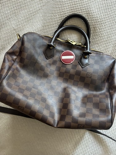 Louis vuitton speedy brown x - louis, 9