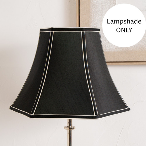 Black lamp shade - lamp,