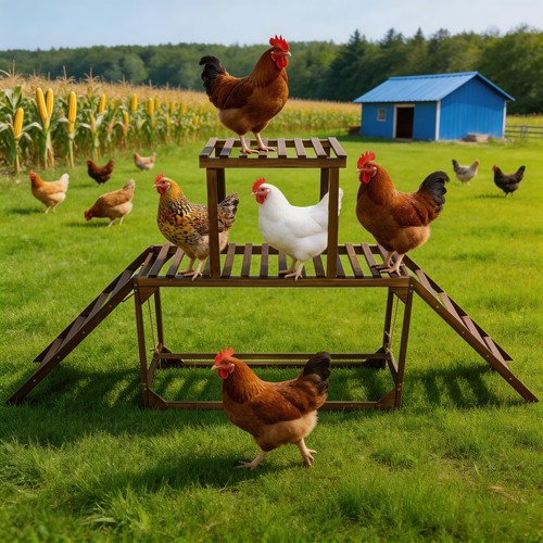 Chicken run roosting - run, for