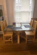 X4 Solid Oak Dining Chairs