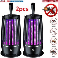 2 Mosquito Insect Killer Light Electric Bug Fly Pest Zapper Trap Catcher UV Lamp