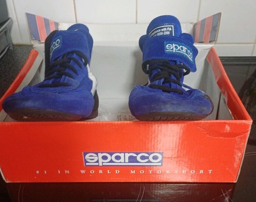 Sparco karting boots blue - sparco,