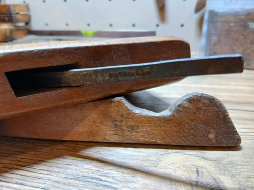 Vintage mathieson wood plane - mathieson,