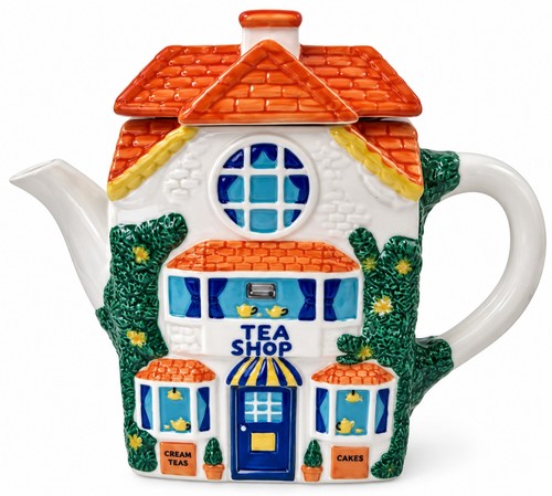 Vintage ceramic tea shop - vintage,