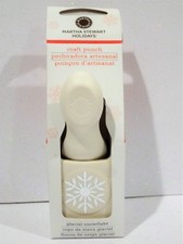 Martha Stewart GLACIAL SNOWFLAKE Punch NEW Christmas holidays