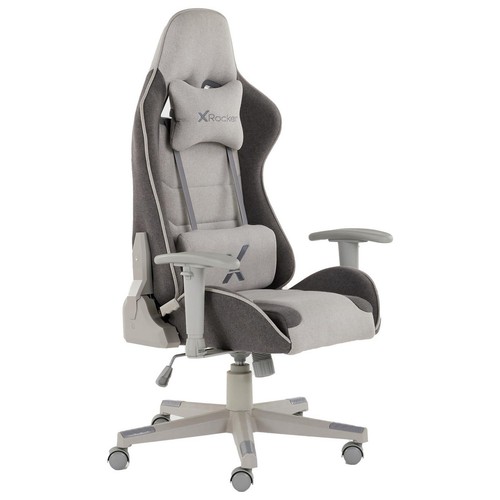 Gaming chair grey fabric - gaming,