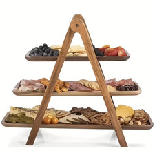 Tiered Cake Stand Wood 3 Tier