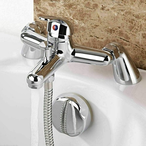 Modern chrome bath - , filler