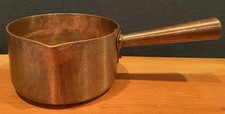 MAUVIEL 1830 SOLID COPPER 1 & 1/4 QUART SUGAR POT MADE IN FRANCE 2MM
