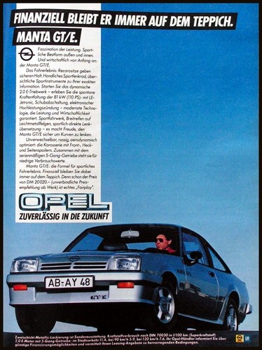 Opel manta e original - opel,