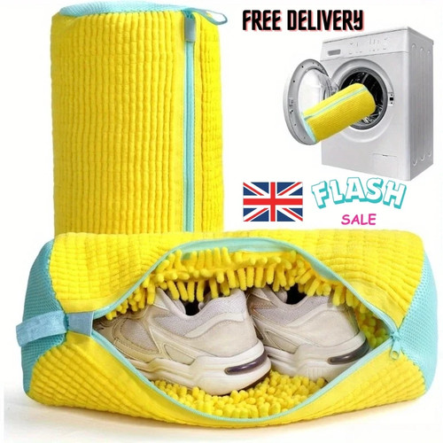 Shoe washing machine bag with - shoe,