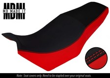 FITS YAMAHA FZX 750 700 CUSTOM GRIP VINYL SEAT COVER BLACK & RED