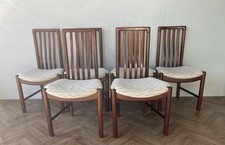 Danish Skovby Vintage Large Rosewood Dining Chairs Seats FREE DELIVERY