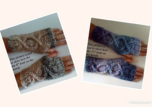 Ladies hand knitted cabled - ladies,
