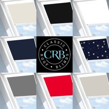 BLACKOUT THERMAL SKYLIGHT BLINDS COMPATIBLE FOR VELUX ROOF WINDOWS WHITE FRAMES