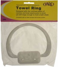 W4 TOWEL RING HOLDER WHITE