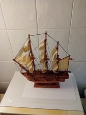 Wooden Model Sailing Ship HMS