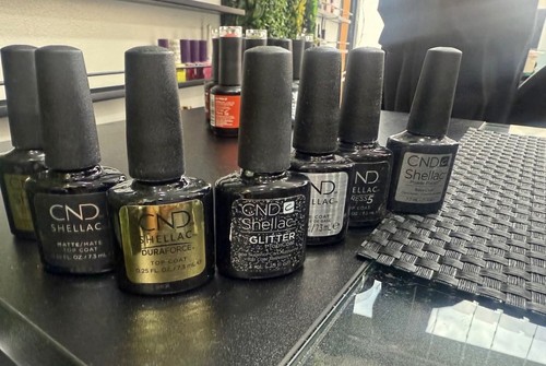 Cnd shellac gel - shellac, set