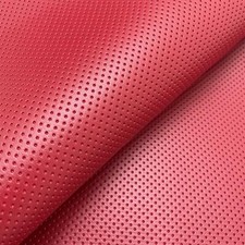 Semi Perforated Faux Leather Leatherette Vehicle Auto Upholstery Fabric