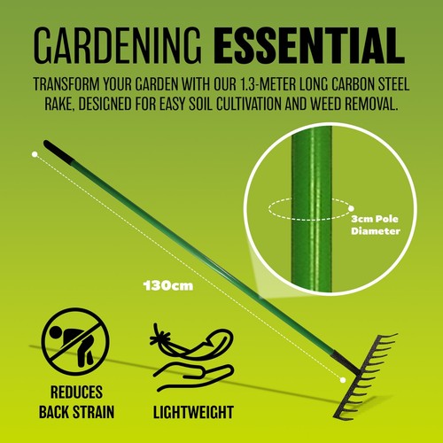 Tooth lawn rake - 12,