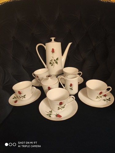 Vintage rote rose bavaria - vintage,