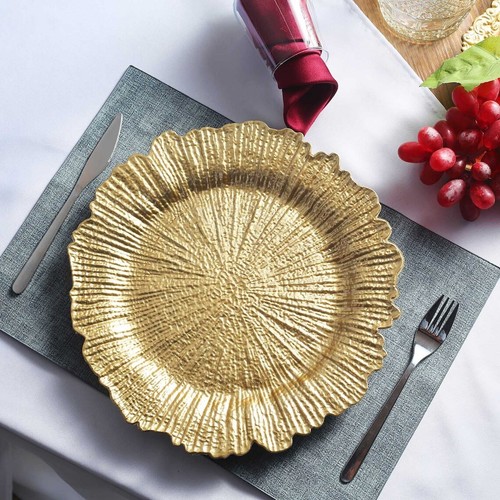 6pcs silver reef charger - 6pcs,