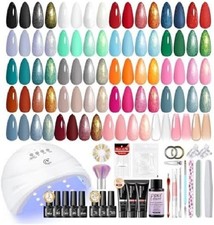 47PCS Gel Nail Polish Kit with
