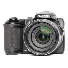 Nikon CoolPix L120 14.1MP Black Digital Camera Well Used