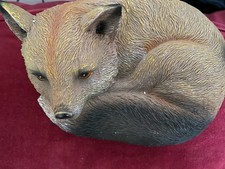 Fox  Lying  Down  Resin Garden