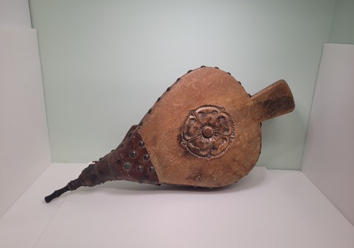 Antique large oak leather - large,