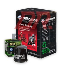 BMW F650 Funduro 97 98 99 00 Silkolene Pro 4 10W40 and Oil Filter