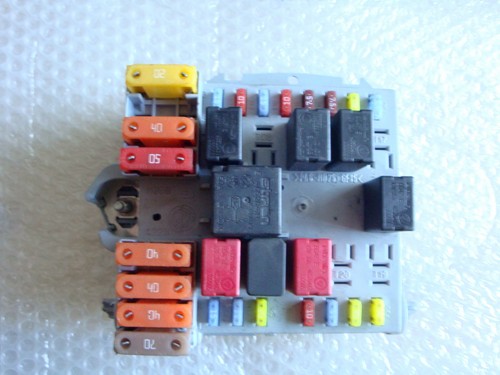 Fuse holder control - control, unit
