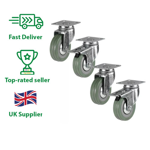 75mm castors flight - castors:flight, case